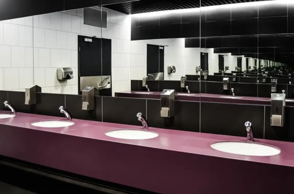 Mozaika łazienkowa w obiektach publicznych